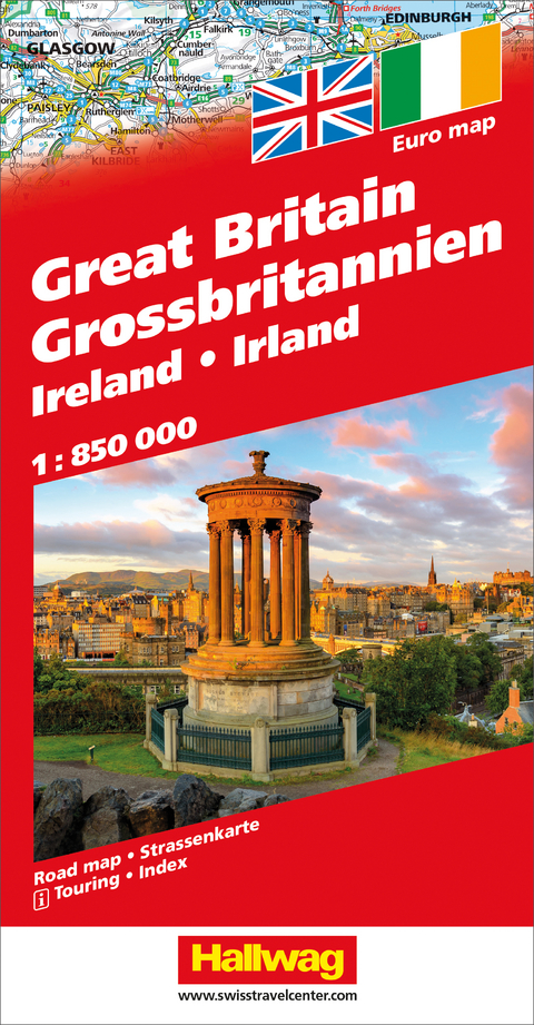 Grossbritannien / Irland Strassenkarten 1:850 000