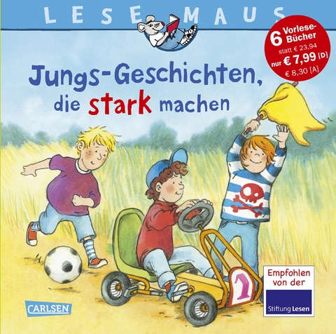 LESEMAUS Sonderbände: Jungs-Geschichten, die stark machen - Christa Holtei, Christian Tielmann, Monika Wittmann, Myriam Halberstam, Ralf Butschkow