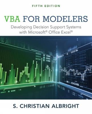 VBA for Modelers - S. Albright