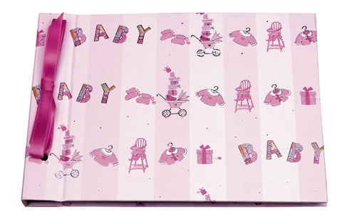 Kinderfototagebuch Baby rosa