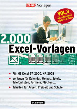 2.000 Excel-Vorlagen, 1 DVD-ROM. Vol.3