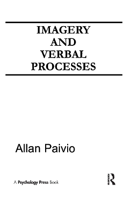 Imagery and Verbal Processes - A. Paivio
