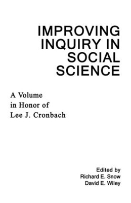 Improving Inquiry in Social Science - 