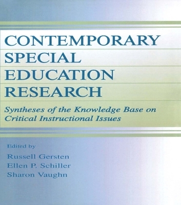 Contemporary Special Education Research - 