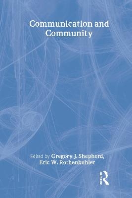 Communication and Community - 