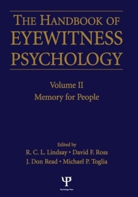 Handbook Of Eyewitness Psychology 2 Volume Set - 