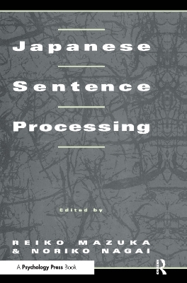 Japanese Sentence Processing - 