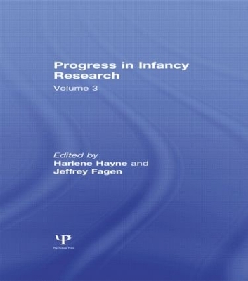 Progress in infancy Research - 