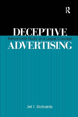 Deceptive Advertising - Jef Richards