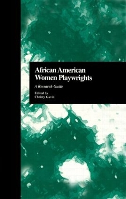 African American Women Playwrights - Christy Gavin