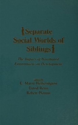 Separate Social Worlds of Siblings - 