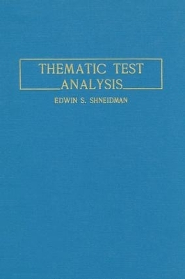 Thematic Test Analysis - E. S. Shneidman