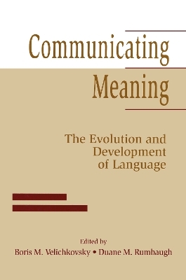 Communicating Meaning - 