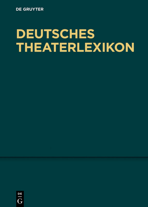 Deutsches Theater-Lexikon / M - Pa - 