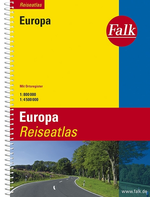 Falk Reiseatlas Europa 1:800 000