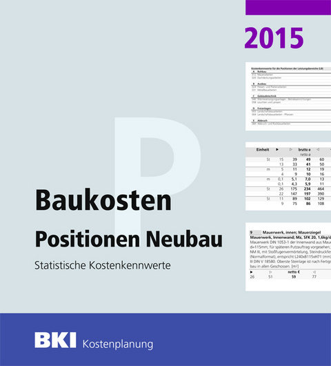 BKI Baukosten 2015 - Teil 3 - 