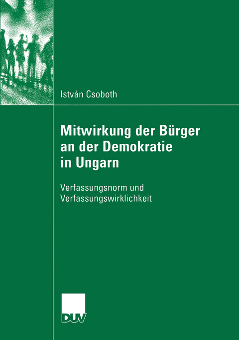 Mitwirkung der Bürger an der Demokratie in Ungarn - István Csoboth