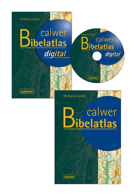 Kombi-Paket: Calwer Bibelatlas geb. Geschenkausgabe + CD-ROM - Wolfgang Zwickel