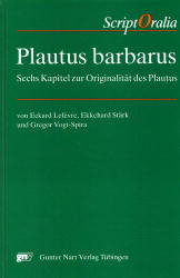 Plautus barbarus - Eckard Lefèvre, Ekkehard Stärk, Gregor Vogt-Spira