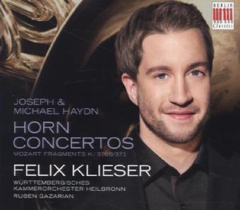 Horn Concertos / Hornkonzerte / Fragments K.370B/371, 1 Audio-CD - Joseph Haydn, Michael Haydn, Wolfgang Amadeus Mozart