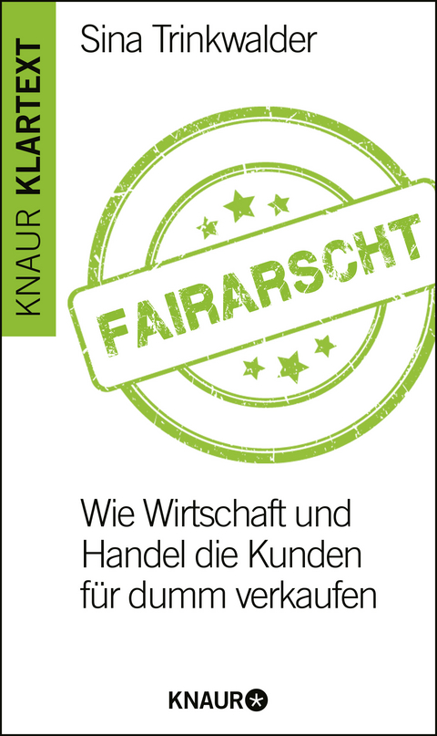 Fairarscht - Sina Trinkwalder