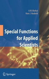 Special Functions for Applied Scientists -  H.J. Haubold,  A.M. Mathai