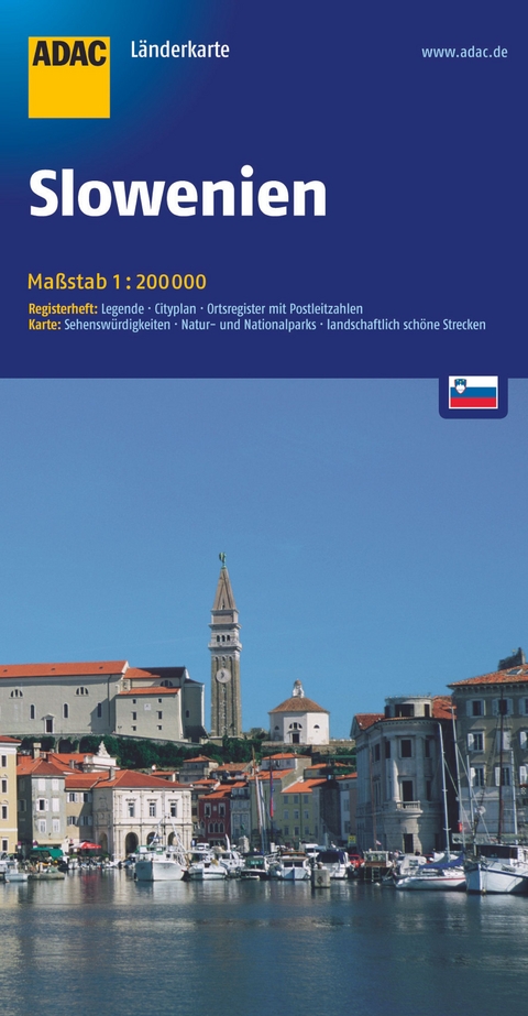 ADAC Länderkarte Slowenien 1:200.000