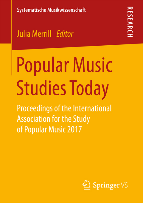 Popular Music Studies Today - 