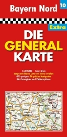 Generalkarte Deutschland Extra. 1:200000 / Bayern Nord