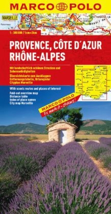 MARCO POLO Karte Frankreich Blatt 8 Provence, Côte d'Azur, Rhône-Alpes 1:300 000