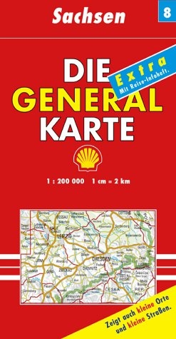 Generalkarte Deutschland Extra. 1:200000 / Sachsen