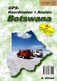 GPS-Koordination + Routen Botswana - Andreas Klinke