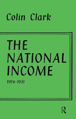 National Income 1924-1931 - Colin Clark