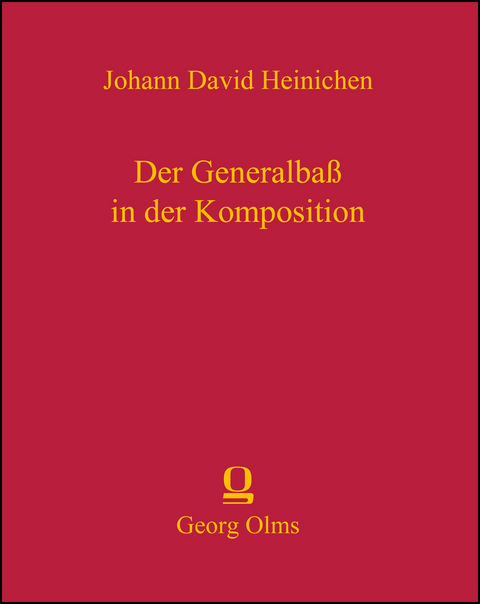 Der Generalbaß in der Komposition - Johann David Heinichen