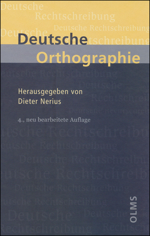 Deutsche Orthographie - 