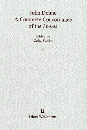 John Donne - A Complete Concordance of the Poems - 
