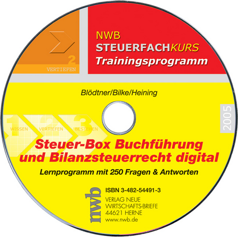 Steuer-Box Buchführung und Bilanzsteuerrecht digital 2007/8 - Wolfgang Blödtner, Kurt Bilke, Rudolf Heining