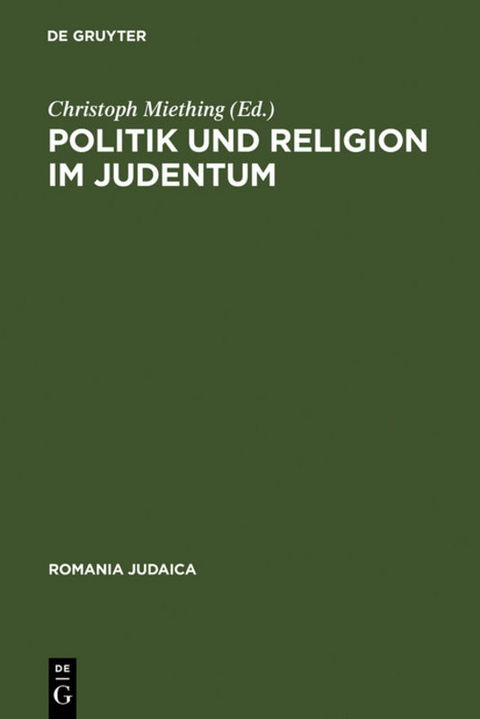 Politik und Religion im Judentum - 