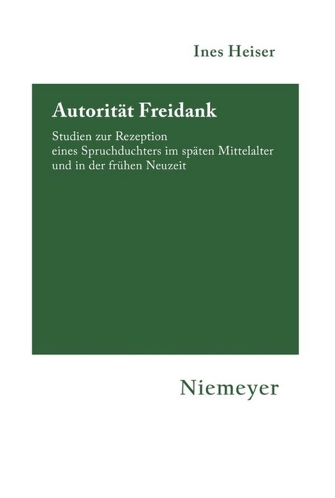 Autorität Freidank - Ines Heiser