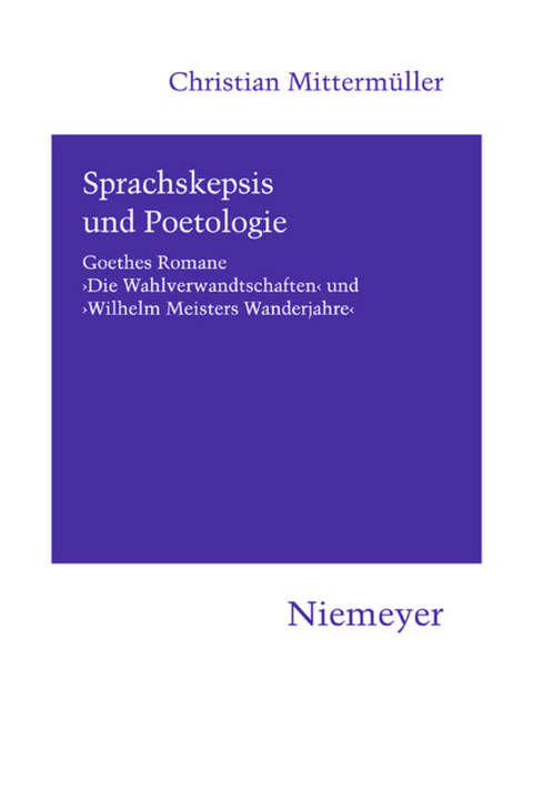 Sprachskepsis und Poetologie - Christian Mittermüller