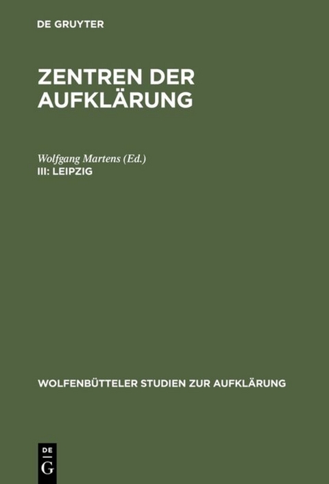 Zentren der Aufklärung / Leipzig - 