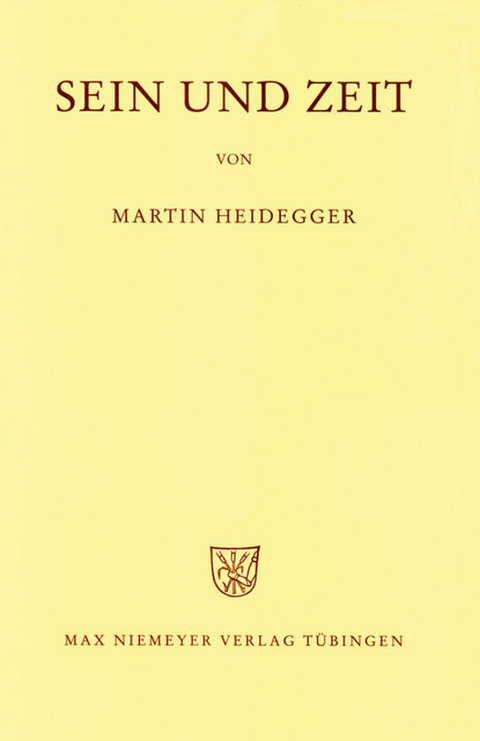 Sein und Zeit - Martin Heidegger