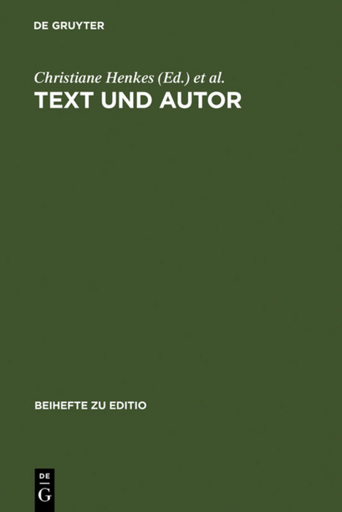 Text und Autor - 