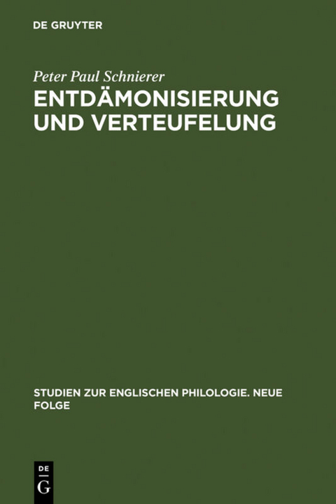 Entdämonisierung und Verteufelung - Peter Paul Schnierer