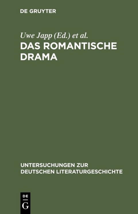 Das romantische Drama - 