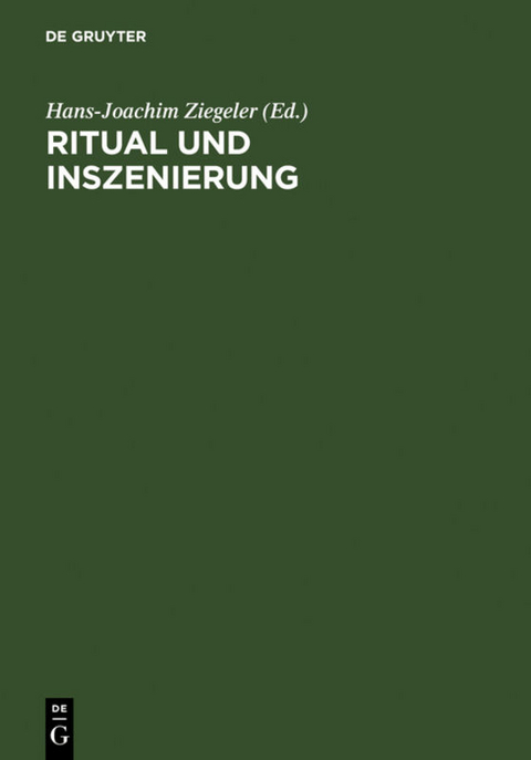 Ritual und Inszenierung - 