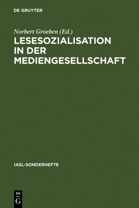 Lesesozialisation in der Mediengesellschaft - 