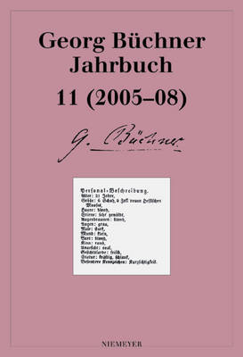 Georg Büchner Jahrbuch / 2005-2008 - 