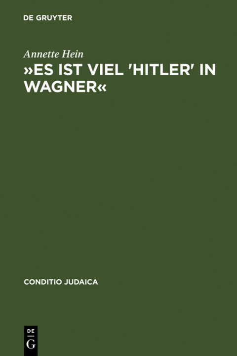 »Es ist viel 'Hitler' in Wagner« - Annette Hein