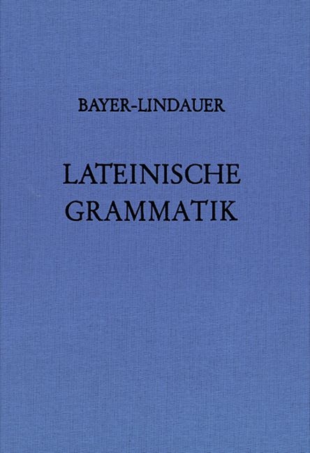 Lateinische Grammatik